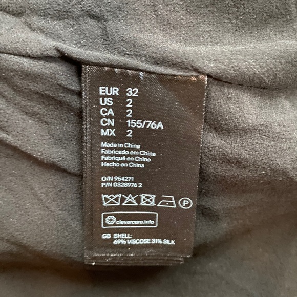 Balmain x H&M Black top size 32 XS - Picture 4 of 8